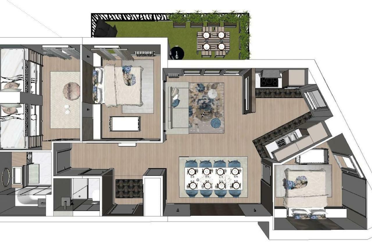 Appartamento Bedland Bailly-Romainvilliers Esterno foto